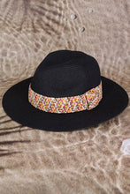 Load image into Gallery viewer, Multi Color Strawband Straw Hat: Beige
