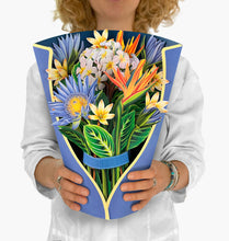 Load image into Gallery viewer, Tropical Bloom Pop-up Greeting Cards
