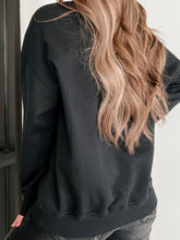Load image into Gallery viewer, MARDI GRAS Round Neck Drop Shoulder Sweatshirt
