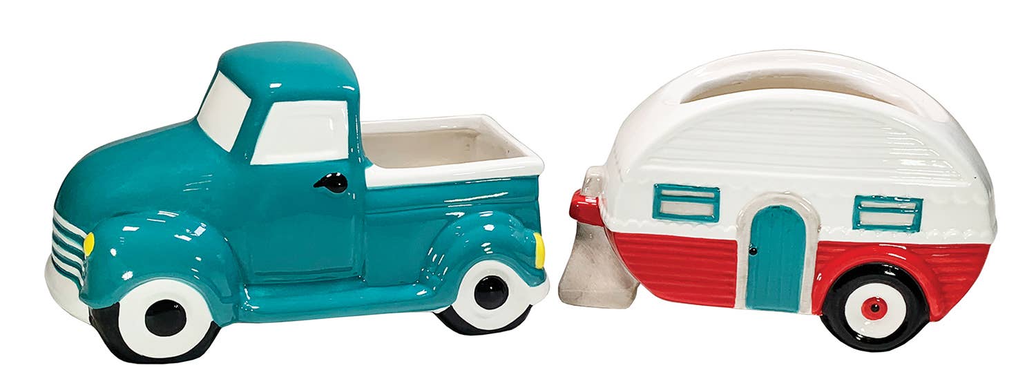 campervan plant pot Road Trip Camper Van Planter – Ivy and Vines Boutique
