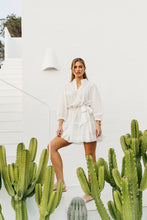 Load image into Gallery viewer, WHITE EMBROIDERED COCO DRESS
