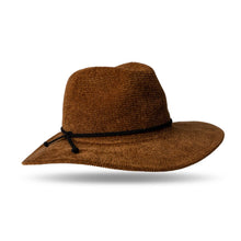 Load image into Gallery viewer, Britts Knits Getaway Foldable Panama Hat Open Stock: Gray
