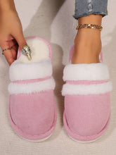 Load image into Gallery viewer, Faux Fur Round Toe Slippers
