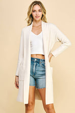 Load image into Gallery viewer, OPEN KNITTED CARDIGAN - CREAM
