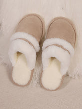 Load image into Gallery viewer, Faux Fur Round Toe Slippers
