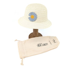 Load image into Gallery viewer, Childrens Folding Daisy Hat
