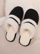 Load image into Gallery viewer, Faux Fur Round Toe Slippers
