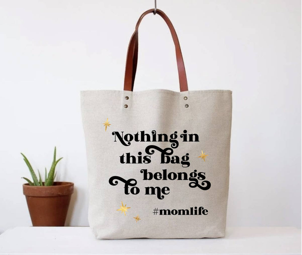 Hashtag Mom Life Tote Bag  spring, mothers day, gifts