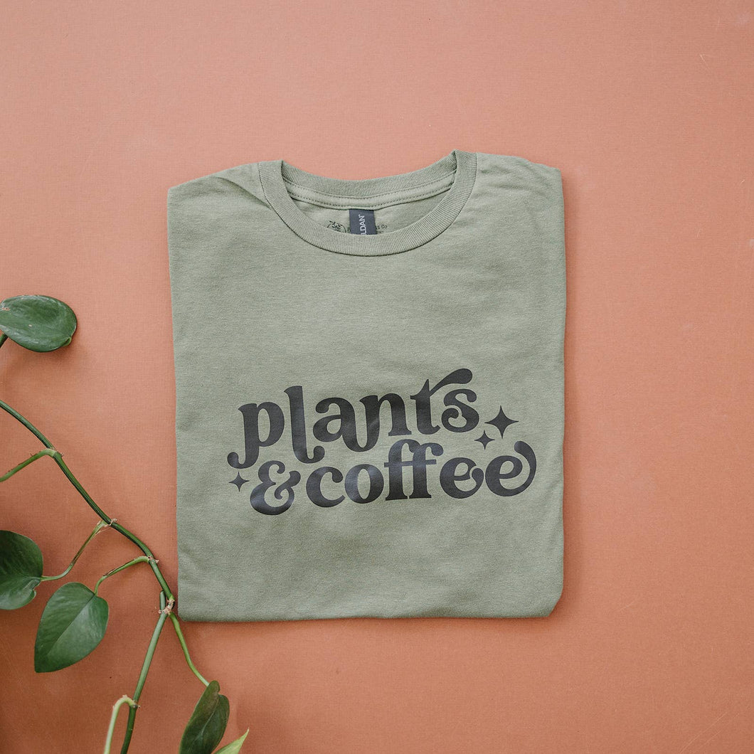 Plants & Coffee | Graphic Tee Medium