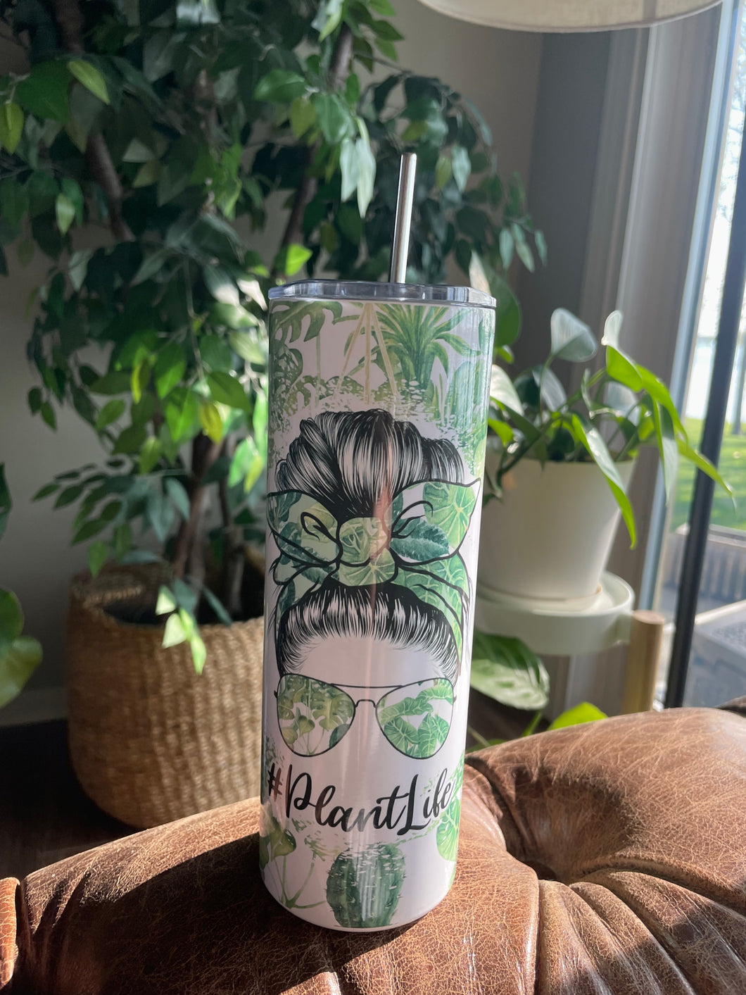 Plant Life Messy Bun Tumbler 20oz