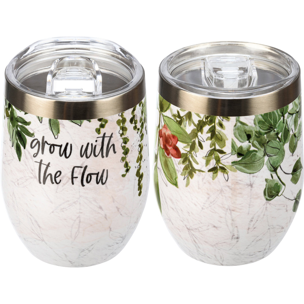 Wine Tumbler Grow With The Flow