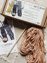 Load image into Gallery viewer, DIY Macrame Wall Hanging Kit
