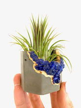 Load image into Gallery viewer, Mixed Color - Crystal Geode Concrete Planter
